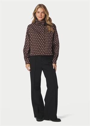 Callisa dot jakke Brown Neo Noir